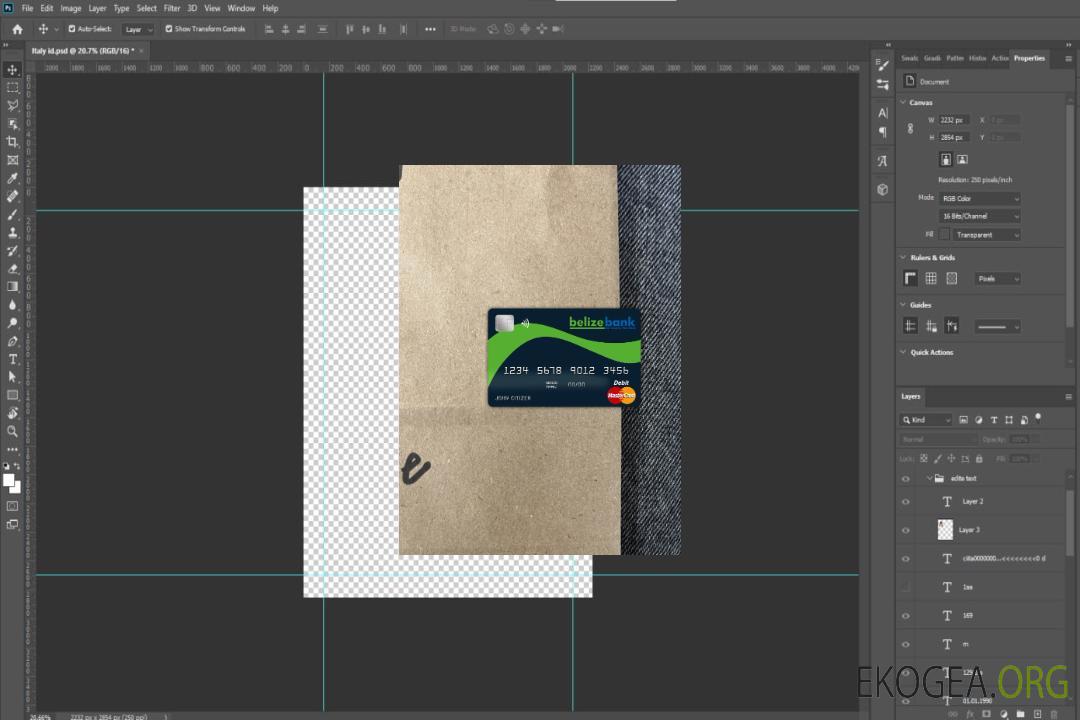 Belize Belizebank mastercard photolook recto template Belize Belizebank mastercard photolook recto template